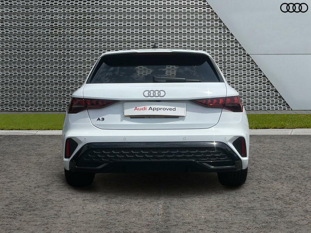 Audi A3 1.5 Tfsi 30 S Line Sportback S Tronic Euro 6 Ss White #4