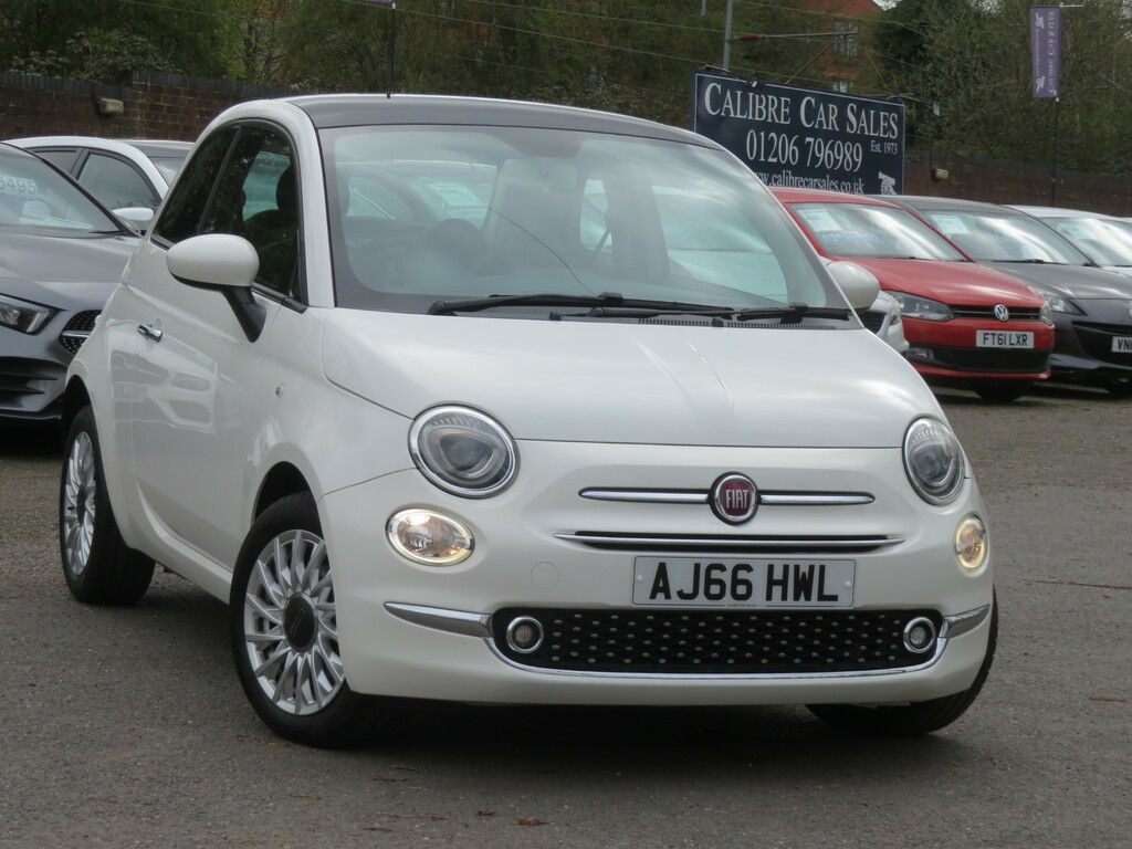 Fiat 500 Lounge White