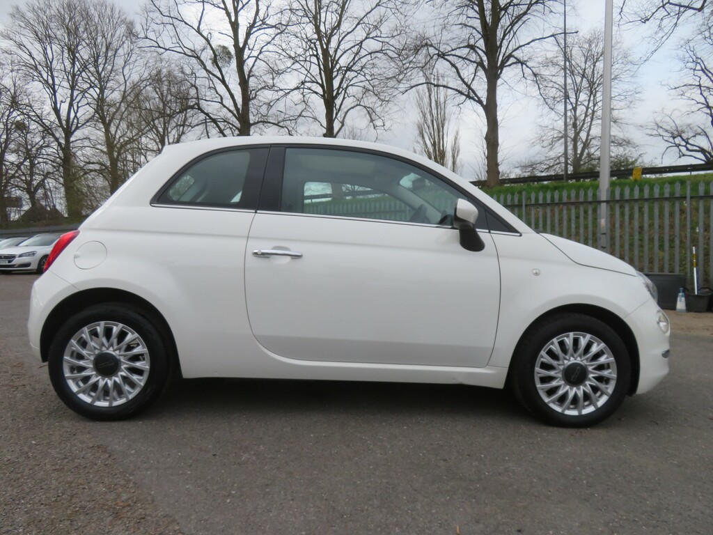 Fiat 500 Lounge AJ66HWL White #3