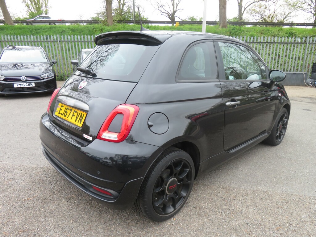 Fiat 500 S Black #5