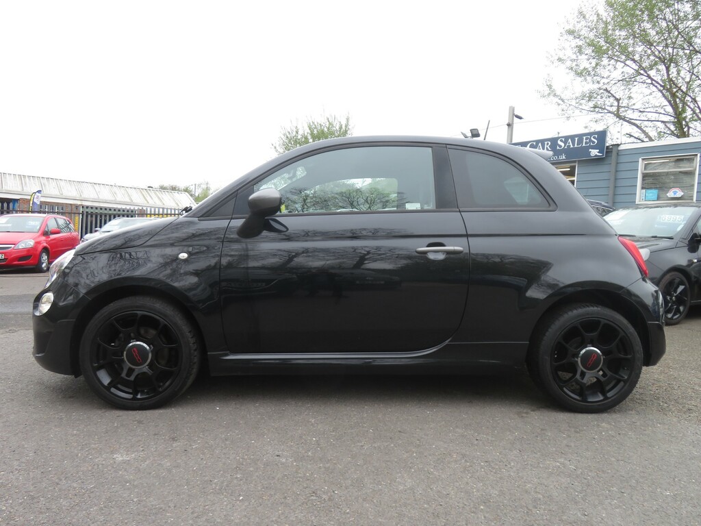 Fiat 500 S Black #4