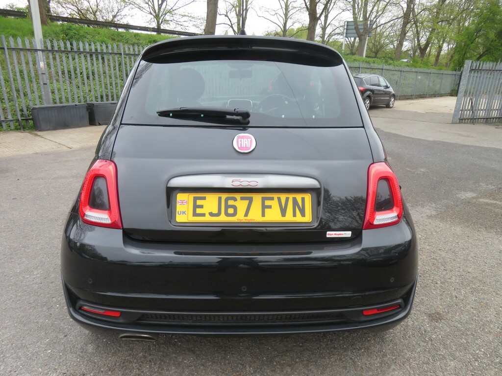Fiat 500 S Black #6