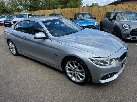 BMW 4 Series 420I Luxury Convertible Silver #2