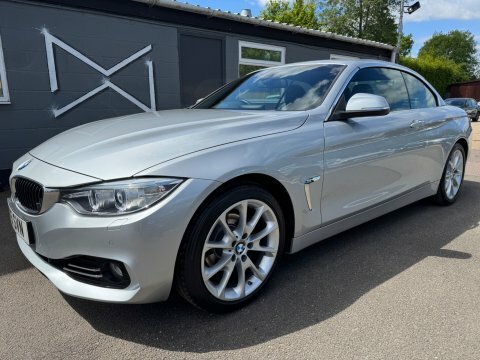 BMW 4 Series 420I Luxury Convertible Silver #6