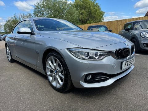 BMW 4 Series 420I Luxury Convertible Silver