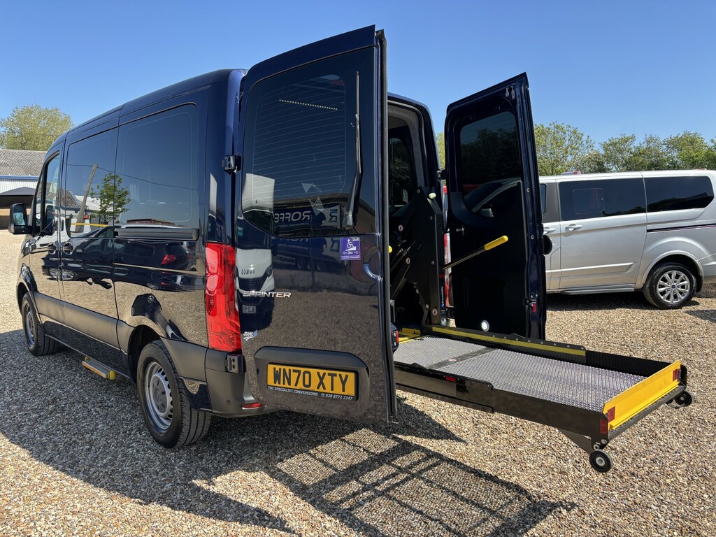 Mercedes-Benz Sprinter Wheelchair Accessible Vehicle Driver Transfer Wav Blue #6