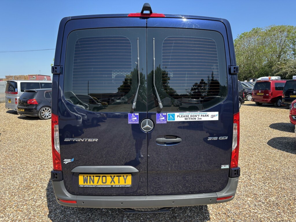 Mercedes-Benz Sprinter Wheelchair Accessible Vehicle Driver Transfer Wav Blue #3