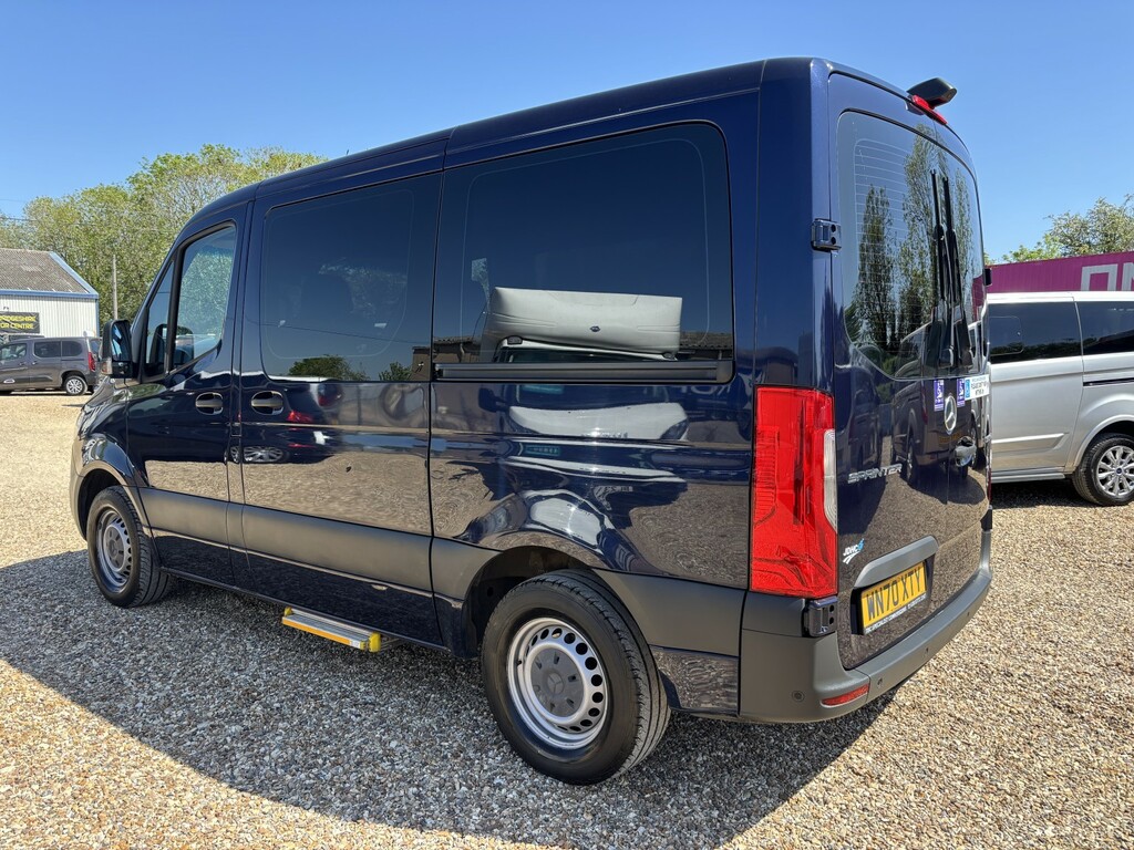Mercedes-Benz Sprinter Wheelchair Accessible Vehicle Driver Transfer Wav Blue #4