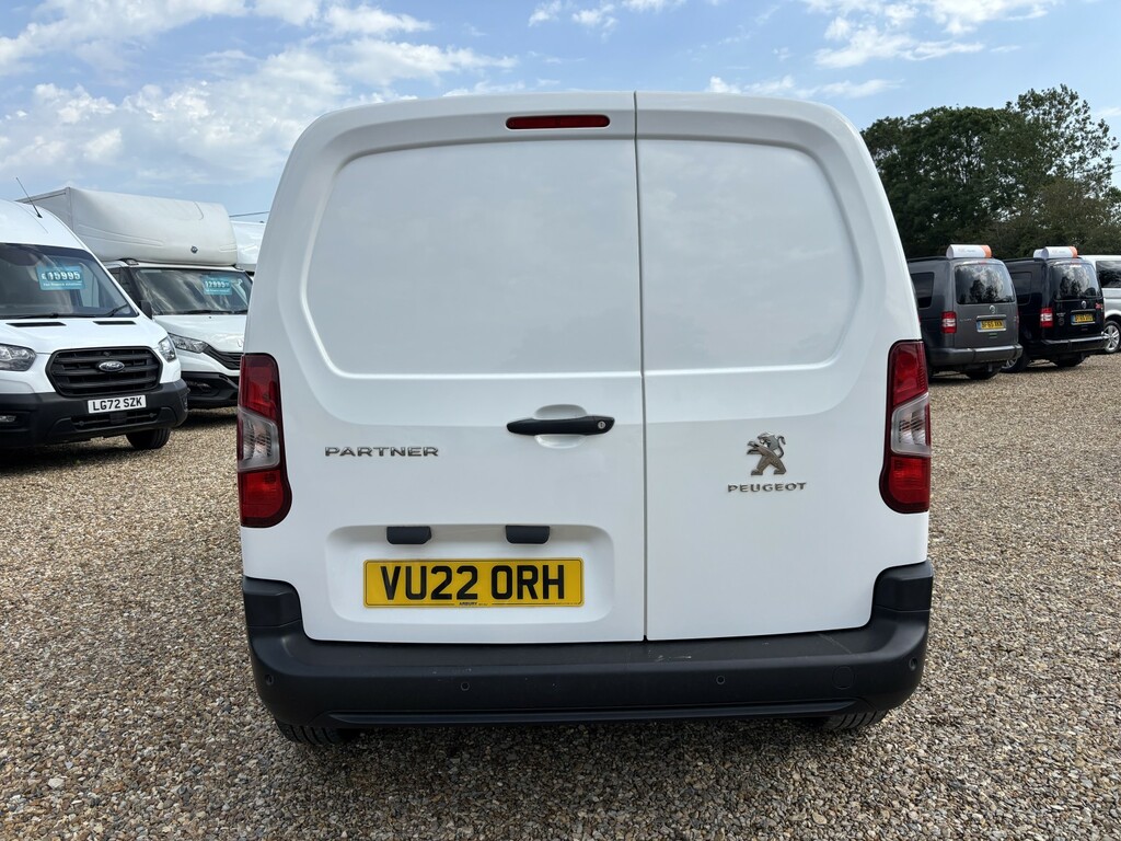 Peugeot Partner Panel Van 1.5 Bluehdi 1000 Professional Premium 2 VU22ORH White #4