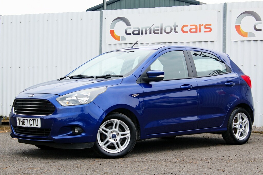 Ford KA+ Hatchback 1.2 Ti-vct Zetec 2017 YH67CTU Blue #3