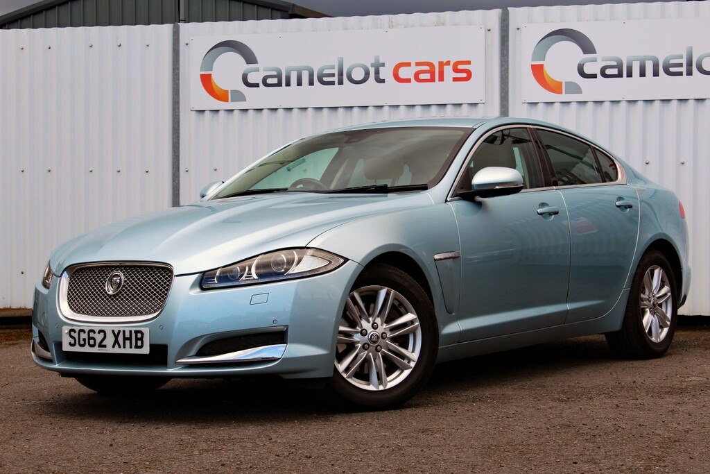 Jaguar XF Saloon 2.2 D Luxury 2013 SG62XHB Blue #2