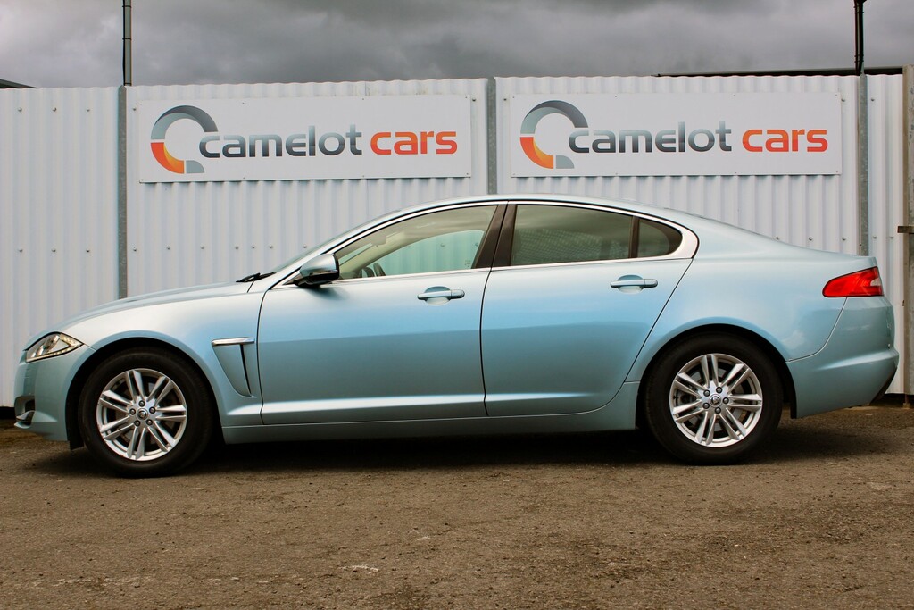 Jaguar XF Saloon 2.2 D Luxury 2013 SG62XHB Blue #4
