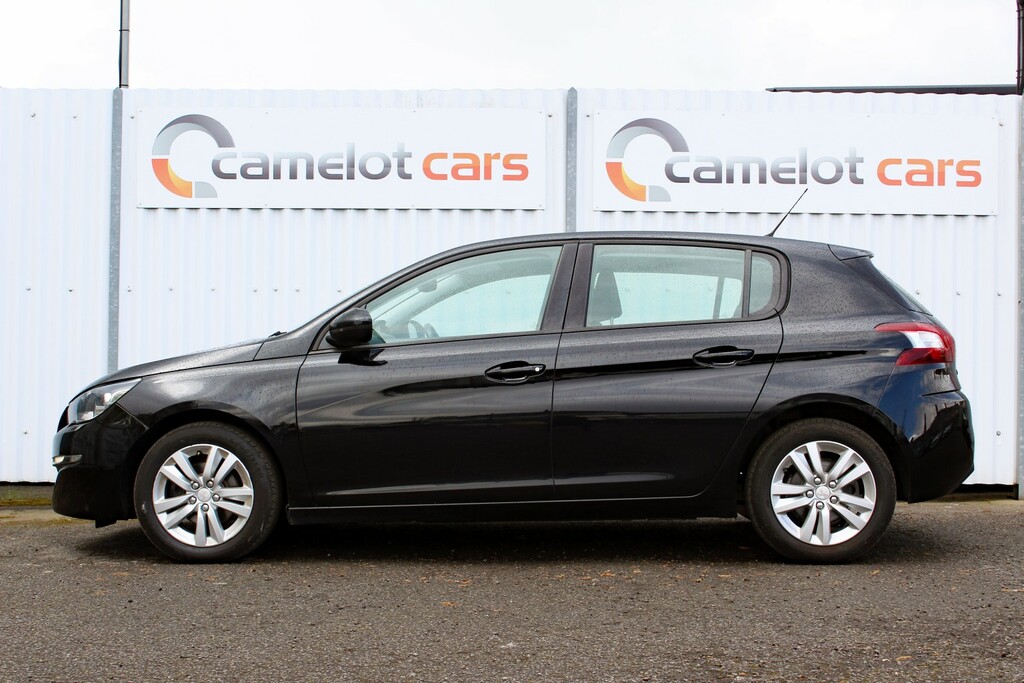 Peugeot 308 Hatchback 1.6 Hdi Active 2015 KP15YZT Black #4