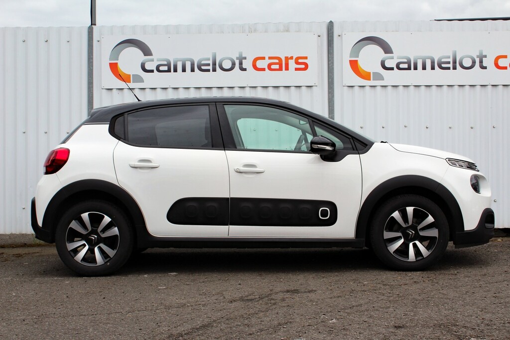 Citroen C3 Hatchback 1.2 Puretech Flair 2019 YF68XFX White #5