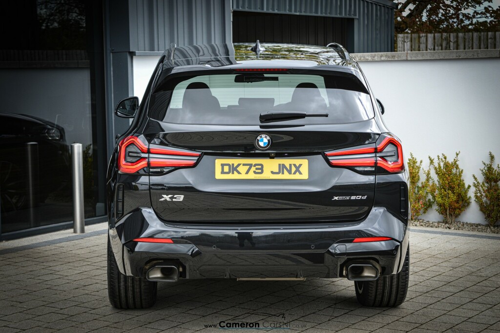 BMW X3 2.0 X3 Xdrive20d M Sport DK73JNX Black #6