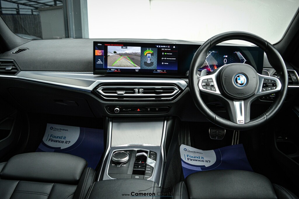 BMW 3 Series 2.0 330E M Sport Touring YG74ORW Grey #5