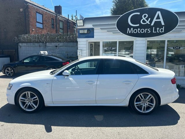 Audi A4 1.8 Tfsi S Line Saloon Euro 6 S White #4