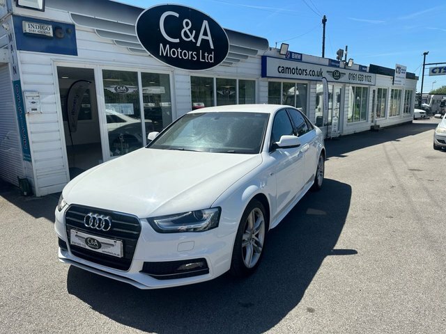 Audi A4 1.8 Tfsi S Line Saloon Euro 6 S White #3