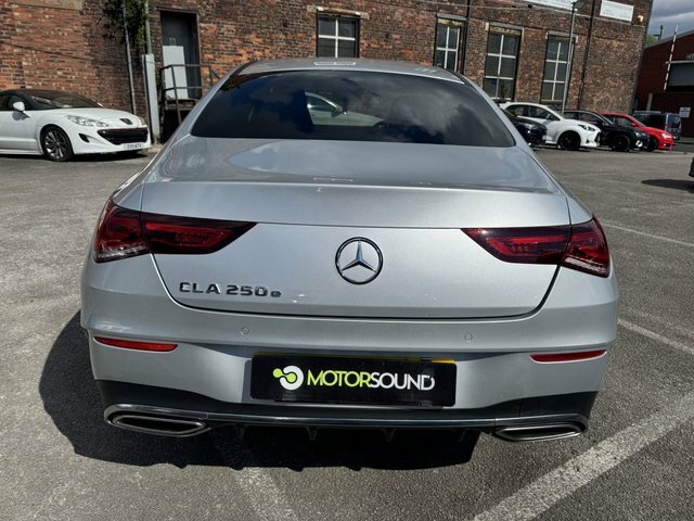 Mercedes-Benz CLA Class 2021 1.3 Cla250e 15.6Kwh Amg Line Premium Coupe Silver #4