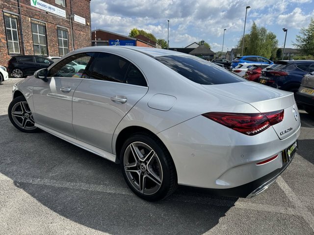 Mercedes-Benz CLA Class 2021 1.3 Cla250e 15.6Kwh Amg Line Premium Coupe Silver #3