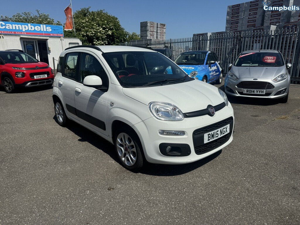 Fiat Panda Hatchback 1.2 Panda My 1.2 69 Bhp Lounge 2015 White