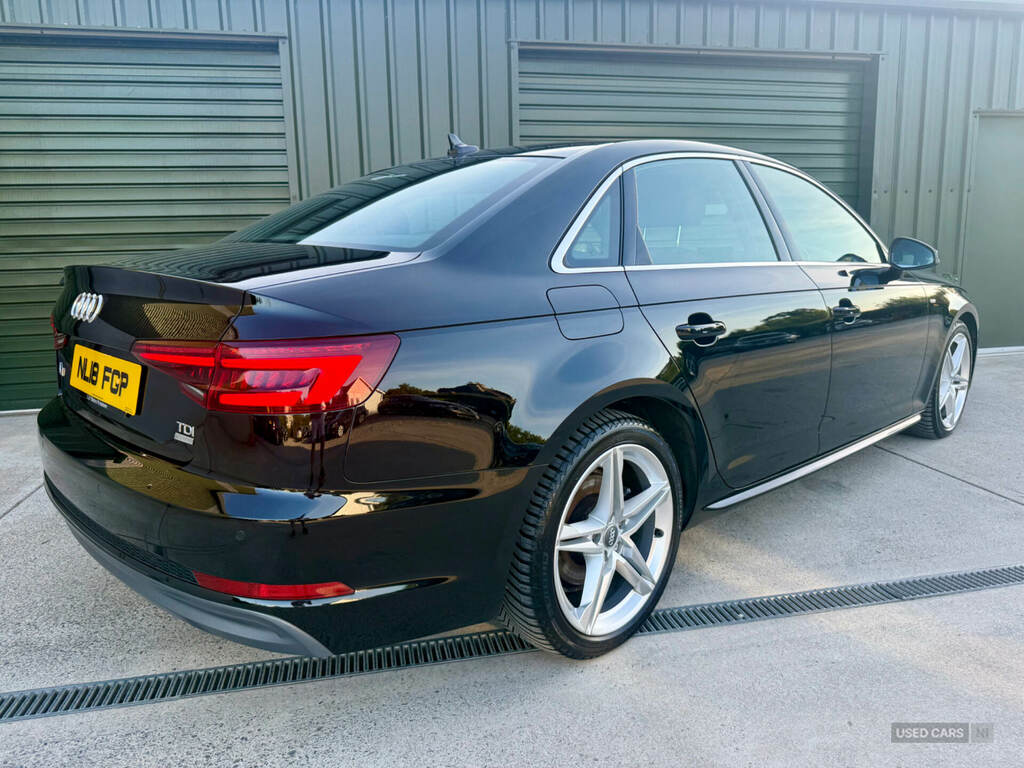 Audi A4 2.0 Tdi Ultra 190 S Line NL18FGP Black #5