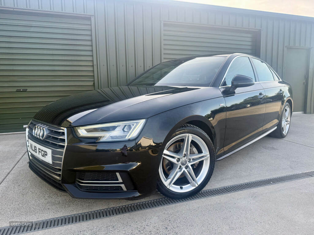 Audi A4 2.0 Tdi Ultra 190 S Line NL18FGP Black #2