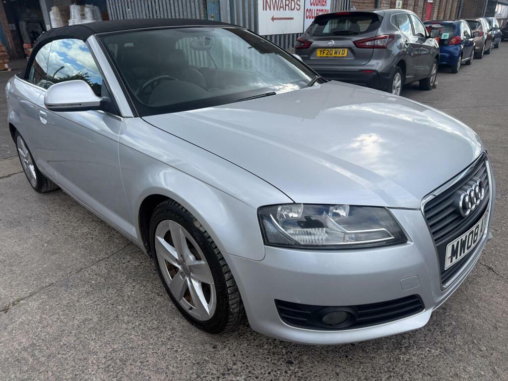Audi A3 Cabriolet 2.0 Tdi Sport S Tronic Euro 4 Silver #3