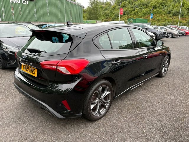 Ford Focus 1.0T Ecoboost St-line Hatchback GN19ONS Black #6