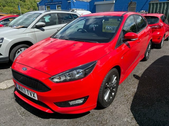 Ford Focus 1.5 Tdci St-line Hatchback Euro MV17TVX Red #3
