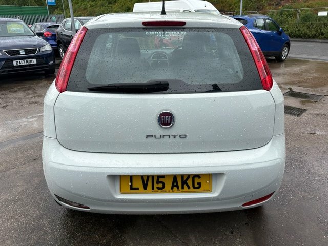 Fiat Punto 1.2 Pop Hatchback Euro 6 69 Bhp White #4