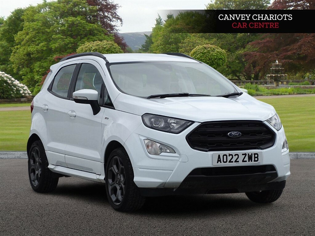 Ford Ecosport 1.0T Ecoboost St-line Euro 6 Ss AO22ZWB White #2