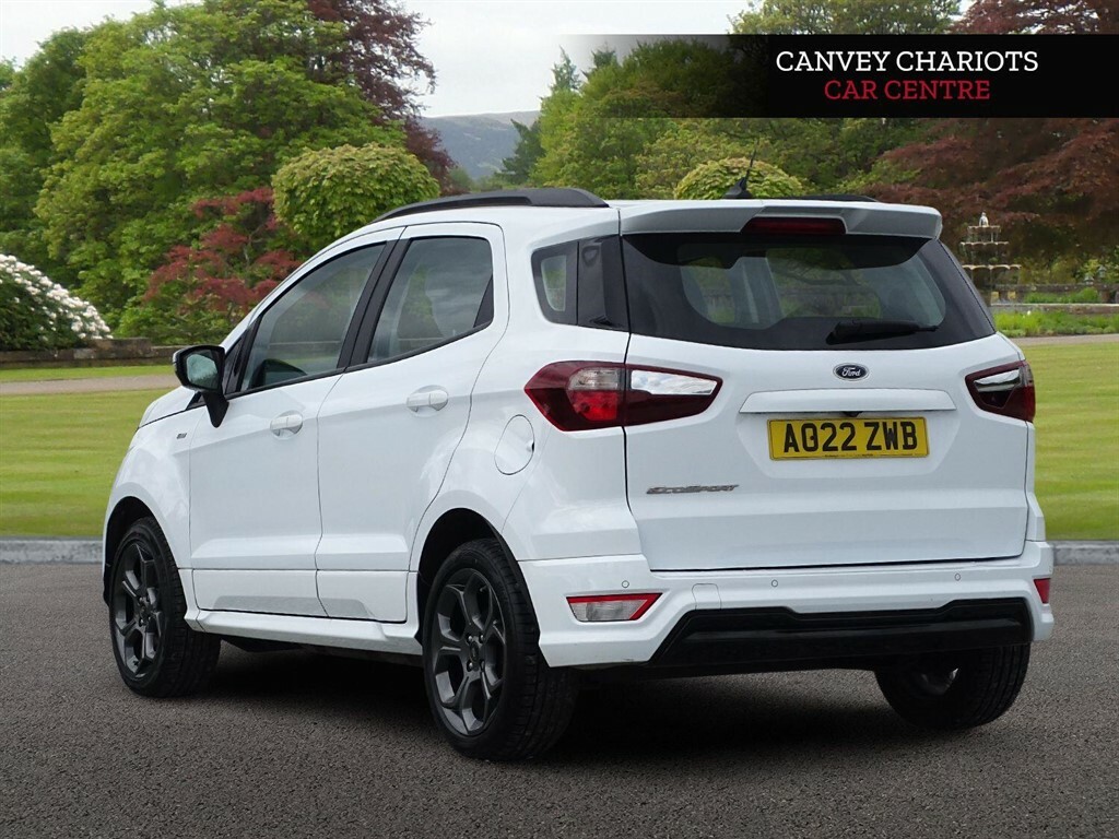 Ford Ecosport 1.0T Ecoboost St-line Euro 6 Ss AO22ZWB White #4