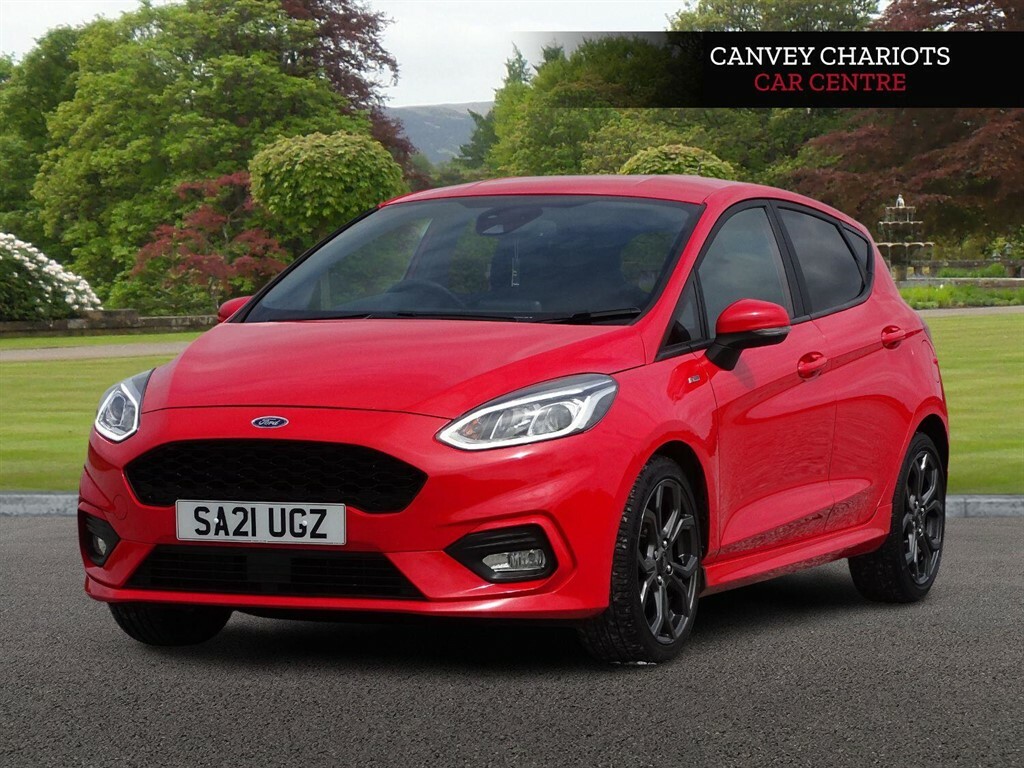 Ford Fiesta 1.0T Ecoboost St-line Edition Euro 6 Ss SA21UGZ Red #3