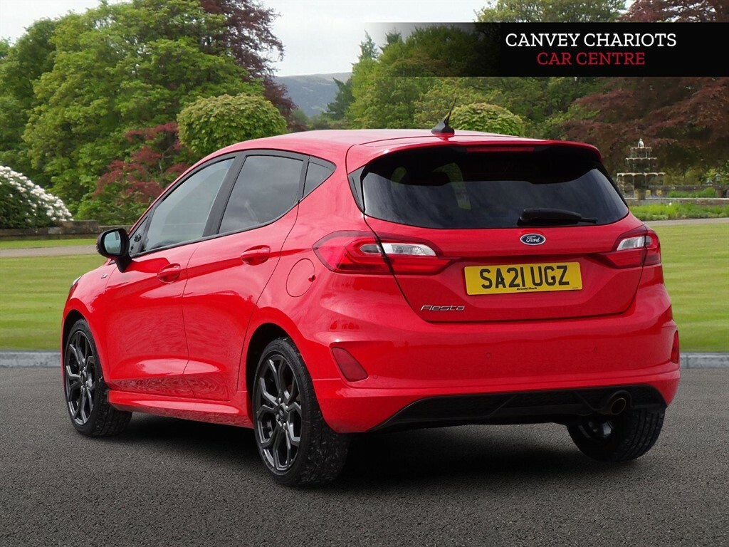 Ford Fiesta 1.0T Ecoboost St-line Edition Euro 6 Ss SA21UGZ Red #4