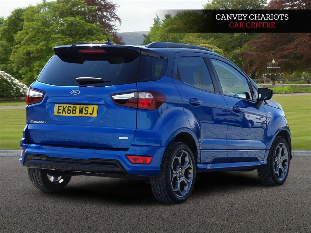 Ford Ecosport 1.0T Ecoboost St-line Euro 6 Ss EK68WSJ Blue #3