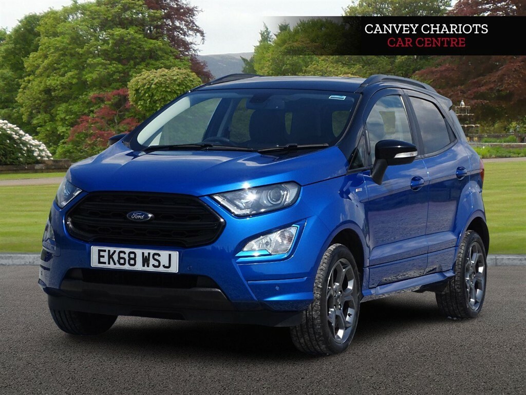 Ford Ecosport 1.0T Ecoboost St-line Euro 6 Ss EK68WSJ Blue #2