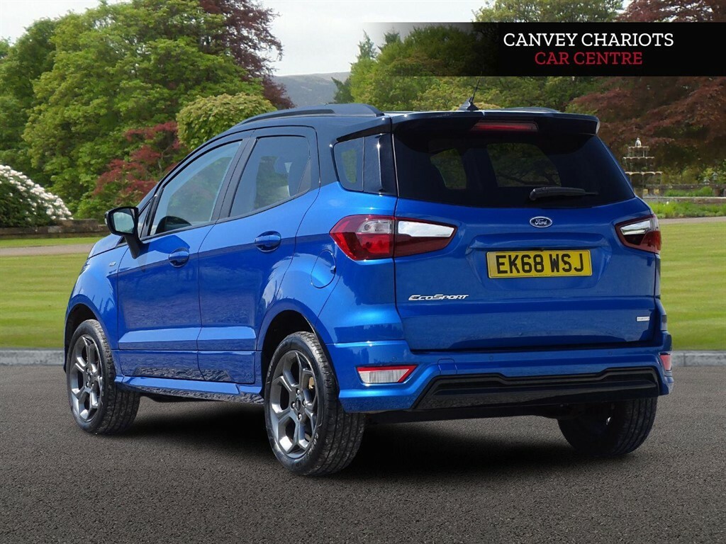 Ford Ecosport 1.0T Ecoboost St-line Euro 6 Ss EK68WSJ Blue #4