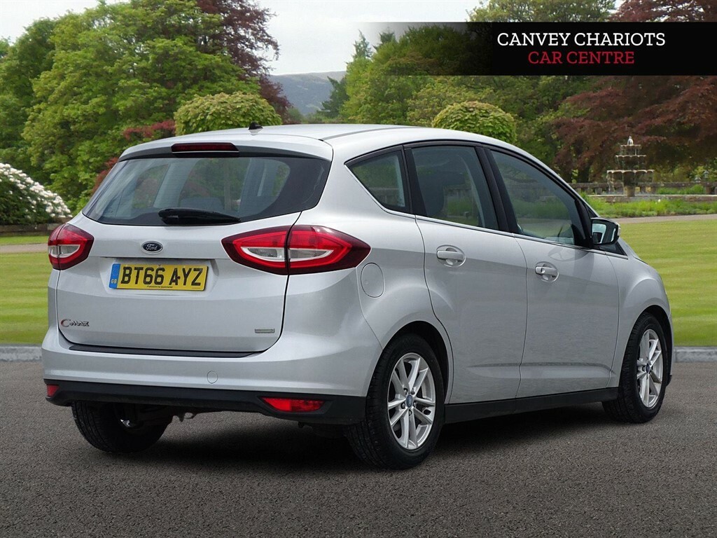 Ford C-Max 1.0T Ecoboost Zetec Euro 6 Ss BT66AYZ Silver #3