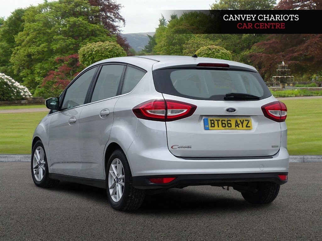 Ford C-Max 1.0T Ecoboost Zetec Euro 6 Ss BT66AYZ Silver #4