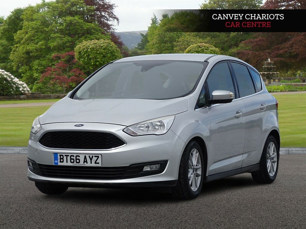 Ford C-Max 1.0T Ecoboost Zetec Euro 6 Ss BT66AYZ Silver #2