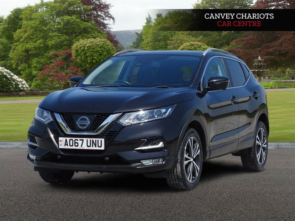 Nissan Qashqai 1.2 Dig-t N-connecta Euro 6 Ss AO67UNU Black #3