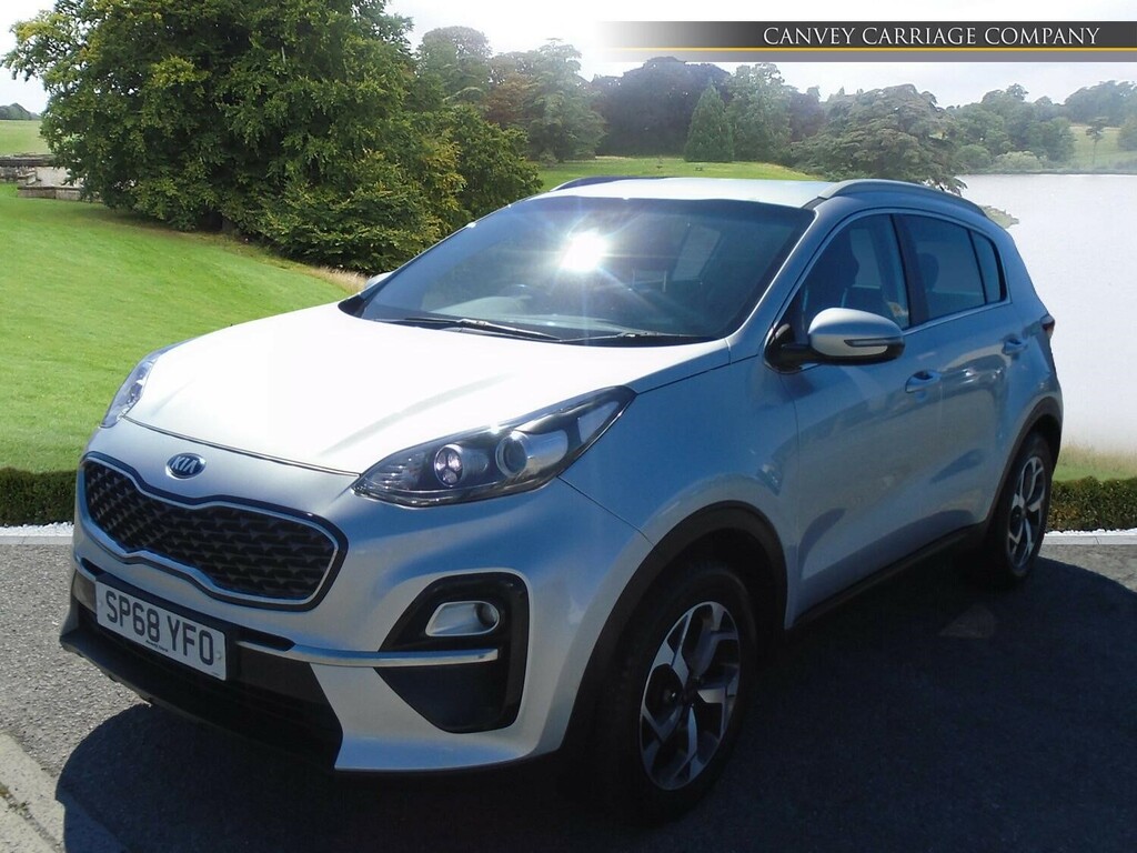 Kia Sportage 1.6 Crdi 2 Euro 6 Ss SP68YFO Silver #2