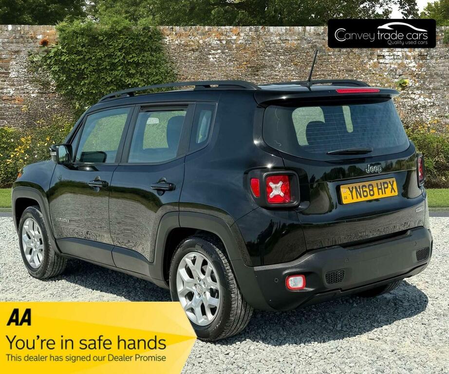 Jeep Renegade Suv 1.6 Multijetii Longitude Euro 6 Ss 201 YN68HPX Black #2
