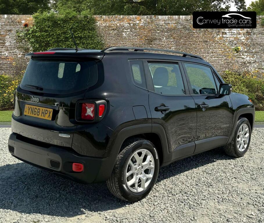 Jeep Renegade Suv 1.6 Multijetii Longitude Euro 6 Ss 201 YN68HPX Black #6