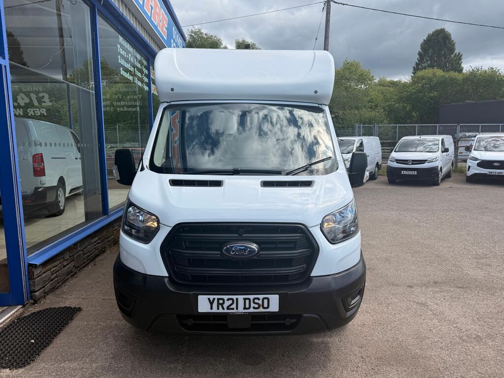 Ford Transit Custom 2.0 350 Ecoblue Low Floor Luton YR21DSO White #2