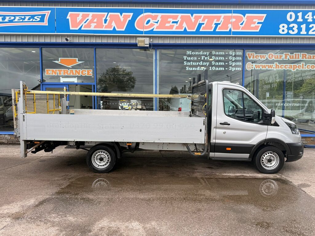 Ford Transit Custom 2.0 350 Ecoblue Hd Leader Flatbed Dropside Die WV72TFF Silver #5
