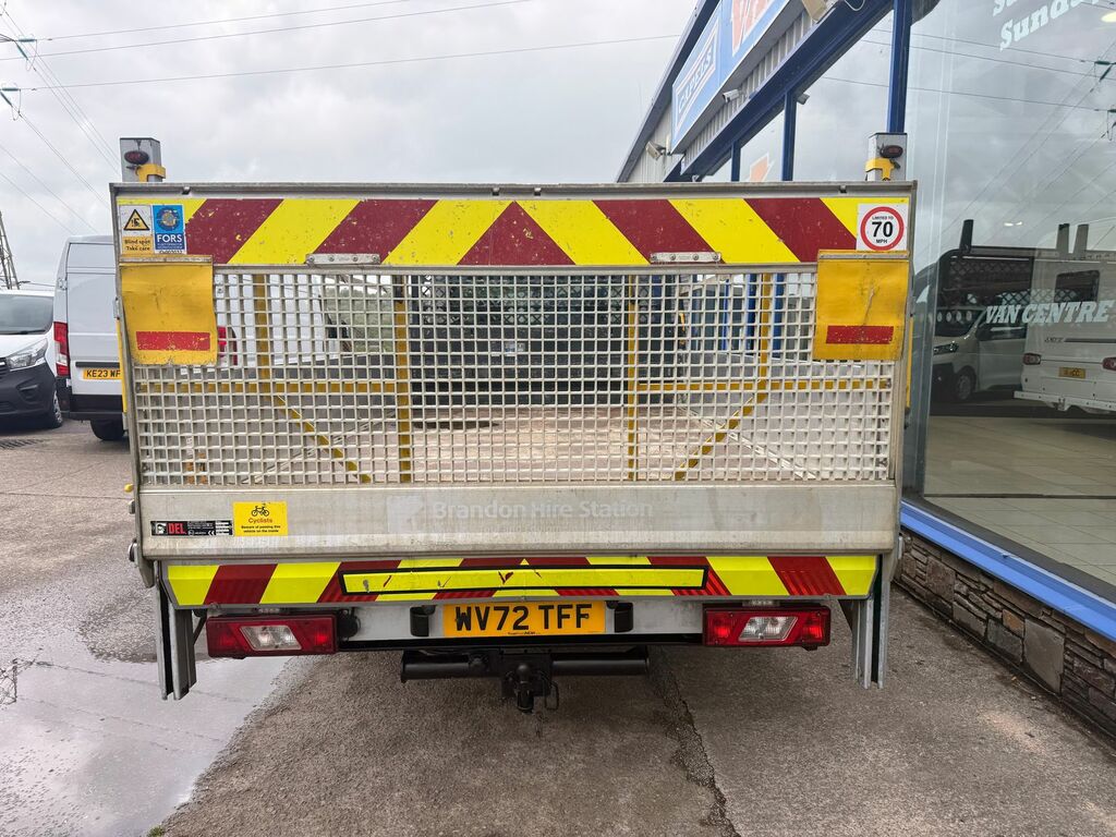 Ford Transit Custom 2.0 350 Ecoblue Hd Leader Flatbed Dropside Die WV72TFF Silver #4