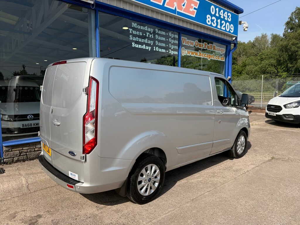 Ford Transit Custom 2.0 300 Ecoblue Limited Panel Van Manua WR71LBA Silver #6