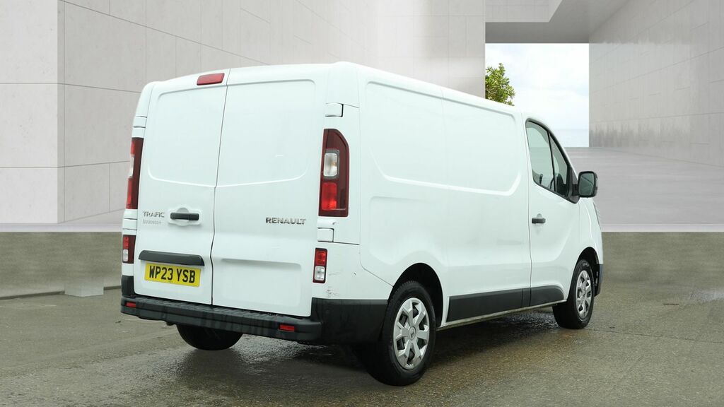 Renault Trafic 2.0 Dci Blue Sl28 Business Panel Van M WP23YSB White #4